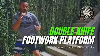 БОЕВАЯ ПЛАТФОРМА Footwork с двумя ножами | Университет Пекити: изучайте ФИЛИППИНСКИЕ БОЕВЫЕ ИСКУССТВА онлайн!