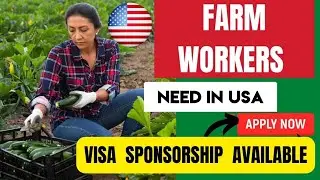 Jobs in USA 2023 Seasonal Visa || Work Permit USA Agriculture Jobs Fresher Indian and Pakistani