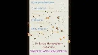 sinusitis cure by homeopathy medicine