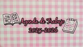 📒🖊️Agenda de Trabajo 2025/2026