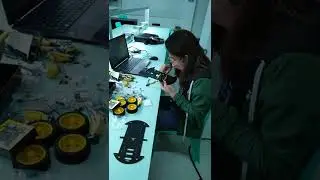 #shorts BSCPE STUDENT WORKING ON NEW ROBOTICS KIT AT CAT COLLEGE