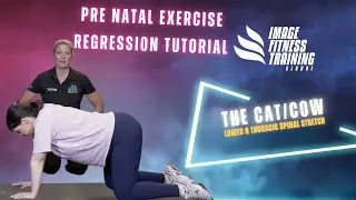 Cat Cow Stretch Tutorial for Lower Back & Core Relief | Prenatal & Postnatal Coaching Demo