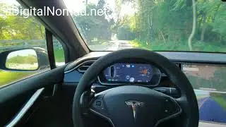 Big Woods Road SHARP CURVES | Vid 019 | TESLA AutoPilot 2019.32