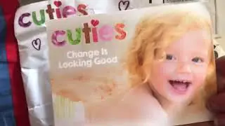 Cuties Boundless Size 8 Diaper Sample Review