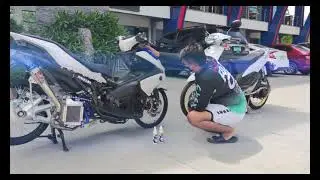 Aerox StreetBike + Mio Vanz Concept Alagang Racewax by Racelife + Racewax Inner Shine
