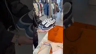 Unboxing The Latest Hermes Bouncing Sneakers! #crepslocker #hermes #sneakers #luxury #luxuryfashion