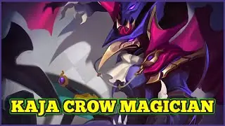 KAJA CROW MAGICIAN SKIN MVP GAMEPLAY - MOBILE LEGENDS BANG BANG