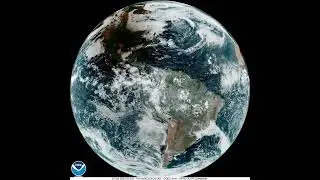 Annular Eclipse, October 14, 2023, GOES East and West Satellite Imagery