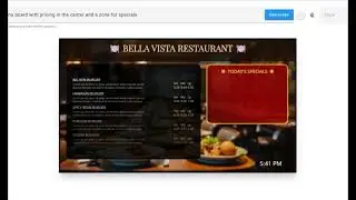 AI for Digital Signage - Template Generation