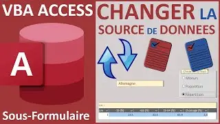 Changer la source du sous-formulaire Access au clic