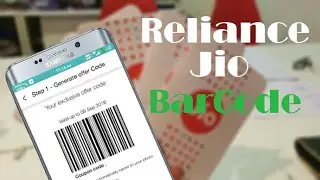How to Generate Reliance Jio Barcode on Any Android Phone Valid up to 31st March