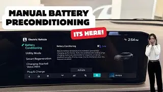 Manual Battery Preconditioning on the NEW Kia EV6!