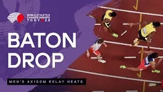 Chaos and drama during the men's 4x100m heats | World Athletics Championships Tokyo 25