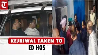 Delhi: Enforcement Directorate Team Takes Delhi CM Arvind Kejriwal To Ed Headquarters