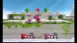 Super Smash Bros Brawl Refined 1.2h Knuckles VS Echidna Tribe Knuckles
