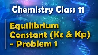 Equilibrium Constant (Kc and Kp) - Problem 1 - Chemical Equilibrium - Chemistry Class 11