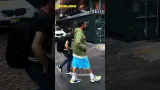 Adam Sandler brings the party back to New York City after his Palm Springs win #AdamSandler