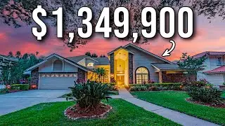 Tour this $1,450,000 Executive Palm Harbor Pool Home in Cobb's Landing (On BEST LOT!)