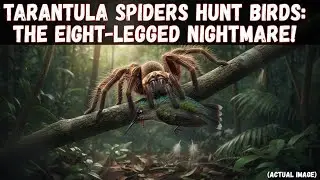 Tarantula spiders hunt birds: The eight-legged nightmare!
