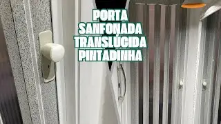 Porta Sanfonada Decorada Translúcida Pintadinha