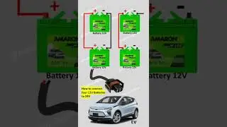How to connect  four 12 volt batteries to 24 volt / 24 volt batteries @Electricalgenius