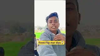 My Friend Front Flip😬 | Mini Vlog