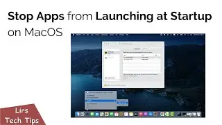 Stop Apps from Launching at Startup - MAC