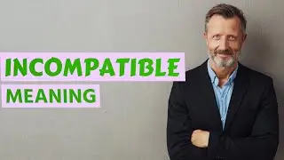 Incompatible | Definition of incompatible 📖