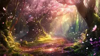 🌳🌺Relax in Peaceful Space in Enchanted Fairy Tale Forest | Magical Forest Music for Deep Sleep🌳