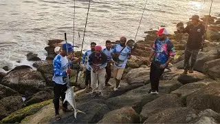 AQUAMELO 2023 OPEN SURF CASTING COMPETITION - AWESOME LAND BASED FISHING ACTION | Sri Lanka
