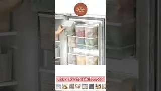 🧊 Satpurush Fridge Storage Boxes | Pack of 6 | 1200ml Freezer & Refrigerator Organizers
