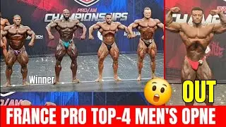 France Pro 2O25 Top-4 Men's Open bodybuilding | Stephane Matala Out Top-4  