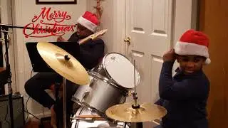 Rev. Newman and the boys spreading a little Christmas cheer!
