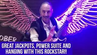 Jackpot Hand Pays, Gorgeous Power Suite & Hanging with our Favorite Rockstar!