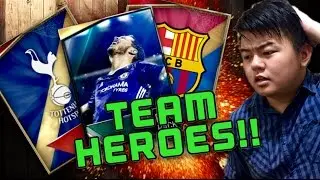 FIFA 17 MOBILE IOS / ANDROID TEAM HEROES PACK OPENING!! DECENT ELITES PULL!!