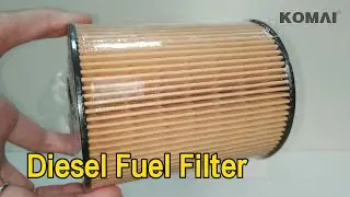 HINO Diesel Fuel Filter Circular Pore Structure EF-1802 For Truck Engine