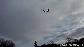 RC Plane Volantex Phoenix S: NO-Gyro Flight In Wind!