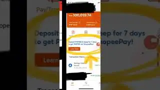 SeaBank PH 100 Pesos Shopee Reward  Received