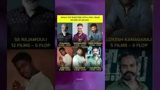 INDIA'S TOP DIRECTORS WITH A 100% TRACK RECORD OF SUCCESS | #kollywood #film #shorts