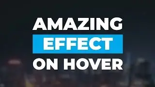 Amazing Effect on hover using only html & css