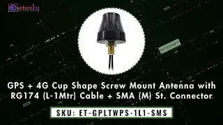 GPS + 4G Cup Shape Screw Mount Antenna | Features & Setup #comboantenna #cupshape #screwmountantenna