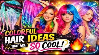 COLORFUL HAIR IDEAS THAT ARE  SO COOL 2020🌈🌈🌈