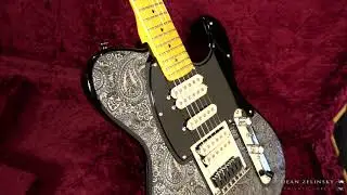 Dellatera Engraved Paisley - Nickel & Black Hybrid