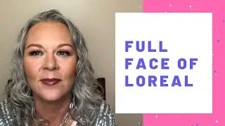 Full face of L&rsquo;Or&eacute;al #makeupover40 #maturemakeup #beauty