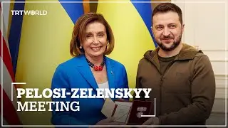 US House Speaker Nancy Pelosi meets Zelenskyy in Kiev