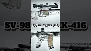 SV-98 🎯 vs HK416 ⚡: Sniper Precision Meets Tactical Fury | Precisi&oacute;n Rusa vs Potencia Alemana 🇷🇺🇩🇪🔥