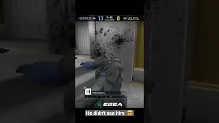 How did he not see? #csgo #shorts