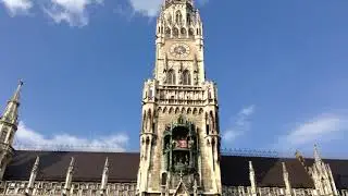 M&uuml;nchen (M) Glockenspiel vom neuen Rathaus