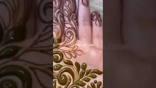 Mehandi Design✍||New Design ||Simple design||#mehandi #mehndidesign #attractivedesign
