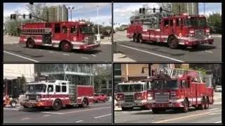 Providence RI Fire Department Responding to the Hilton Hotel 21 Atwells Ave for an alarm activation